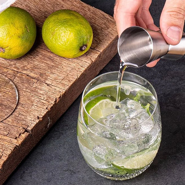 JIGGER DOBLE ACERO INOXIDABLE
