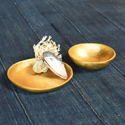 PLATO DE HIERRO DORADO