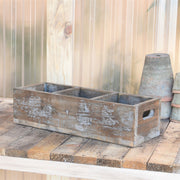 CAJA DE MADERA CON DIVISIONES
