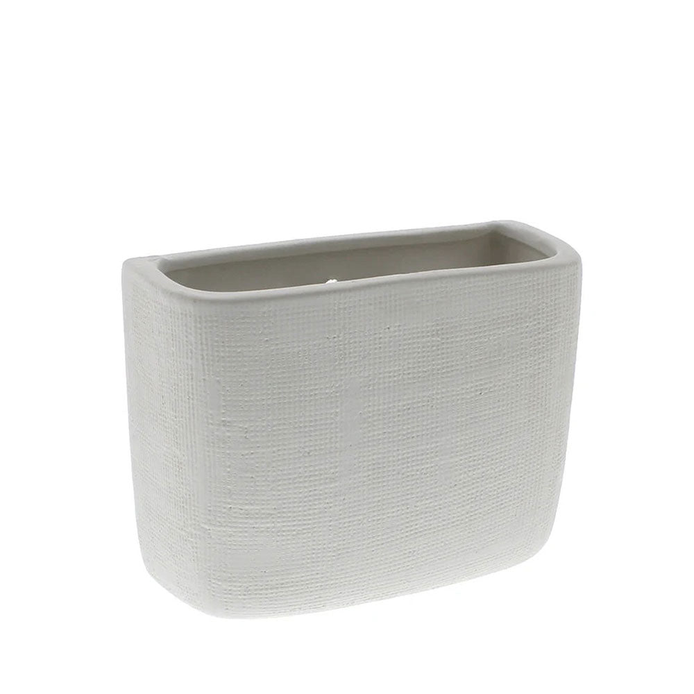 MACETA DE PARED BLANCA L
