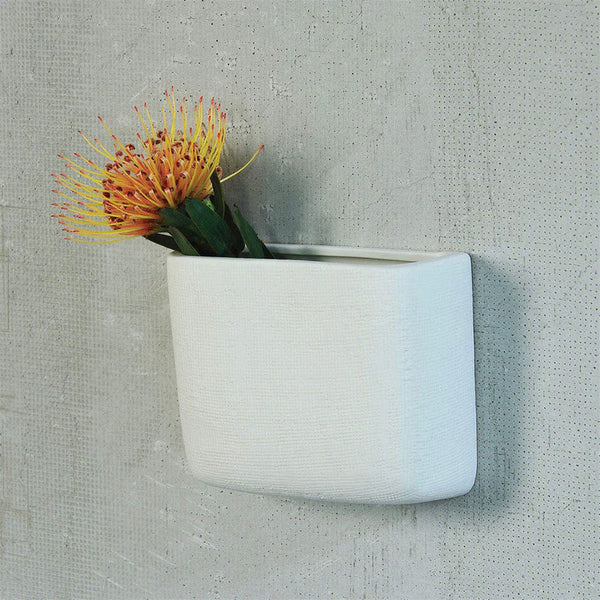 MACETA DE PARED BLANCA L