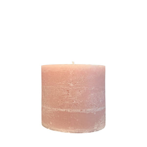VELA RÚSTICA SOFT PINK L 10CM
