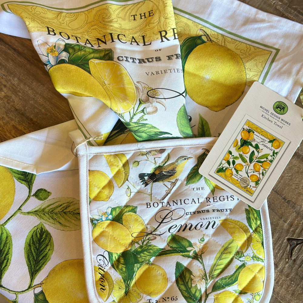 PACK TEXTILES COCINA LEMON BASIL