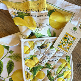 PACK TEXTILES COCINA LEMON BASIL