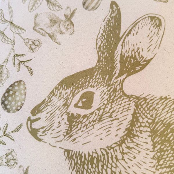 INDIVIDUALES DE  PAPEL PASCUA VINTAGE 🐰