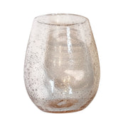 VASO VIDRIO RUSTICO BLUSH