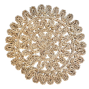 INDIVIDUAL REDONDO FIBRA NATURAL