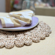 INDIVIDUAL REDONDO FIBRA NATURAL