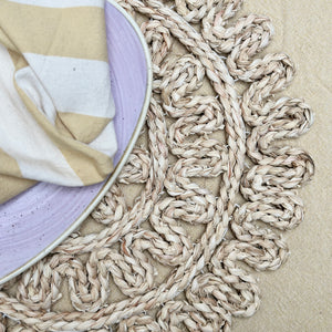 INDIVIDUAL REDONDO FIBRA NATURAL