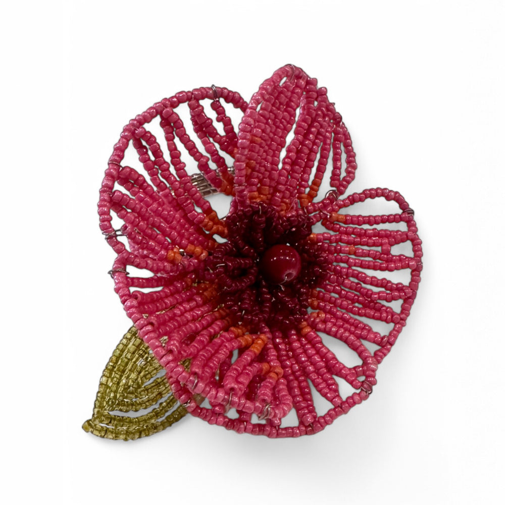 SERVILLETERO FLOR MOSTACILLAS FUCSIA