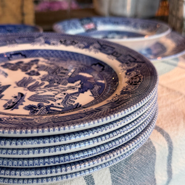 PLATO ENSALADA BLUE WILLOW CHURCHILL 20 CM