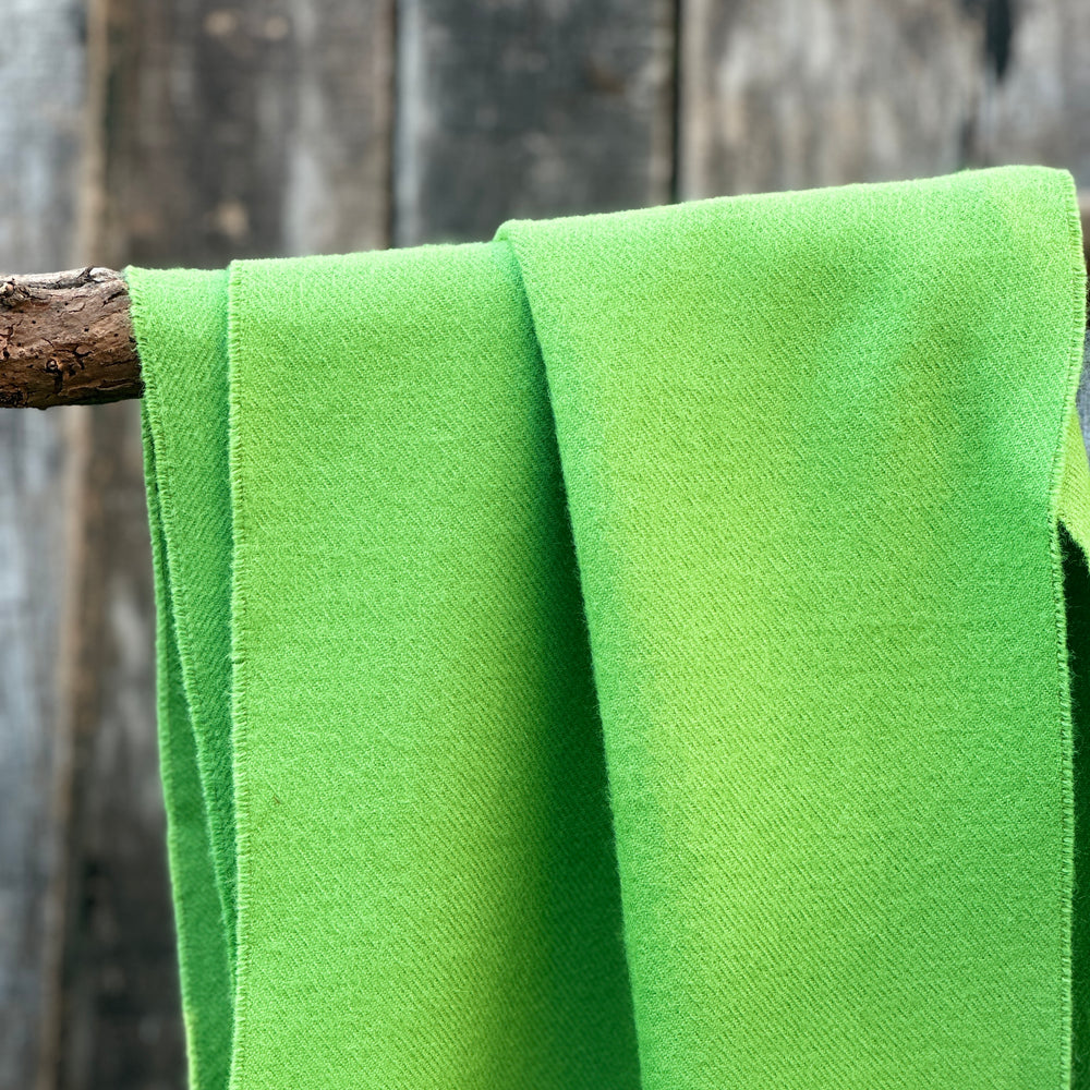 BUFANDA 100% BABY ALPACA COLOR VERDE