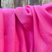PASHMINA 100% BABY ALPACA Y SEDA COLOR FUCSIA