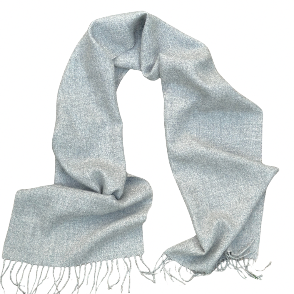 BUFANDA 100% BABY ALPACA COLOR GRIS