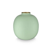 JARRÓN DE METAL MATE BRIGHT VERDE 23CM