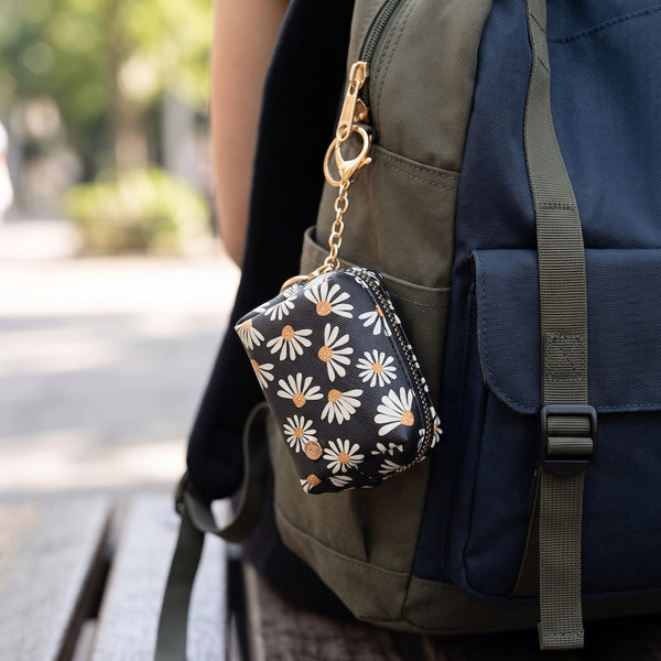 MINI ESTUCHE LLAVERO - DAISIES
