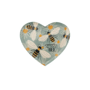 PLATITO METÁLICO SMALL HEART BEE
