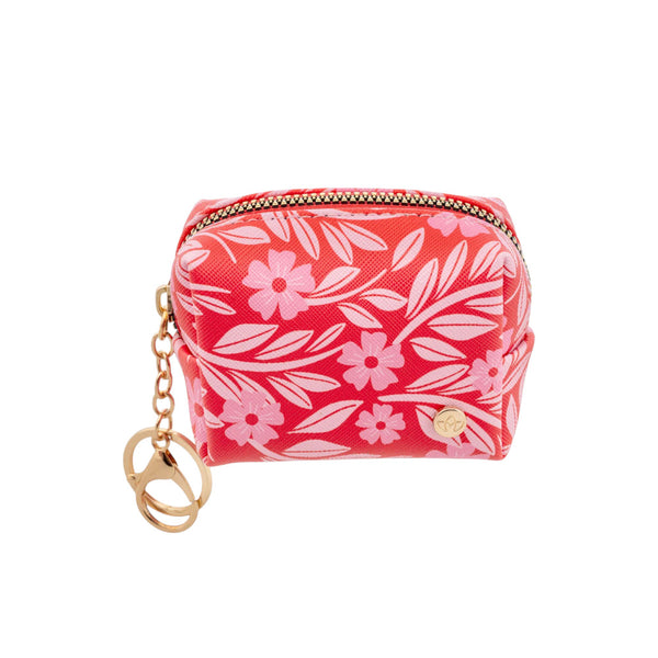 MINI ESTUCHE LLAVERO -  RED FLORAL