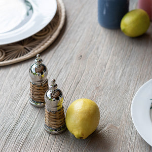 SET SALERO Y PIMENTERO WICKER