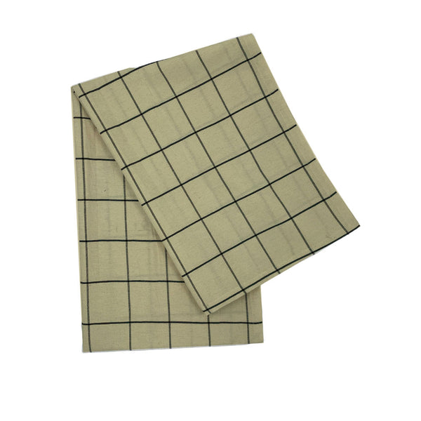 CAMINO DE MESA LINEAS CUADRADAS BEIGE