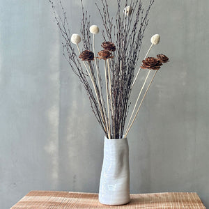 ARREGLO ROSA DE CEDRO Y ABEDUL