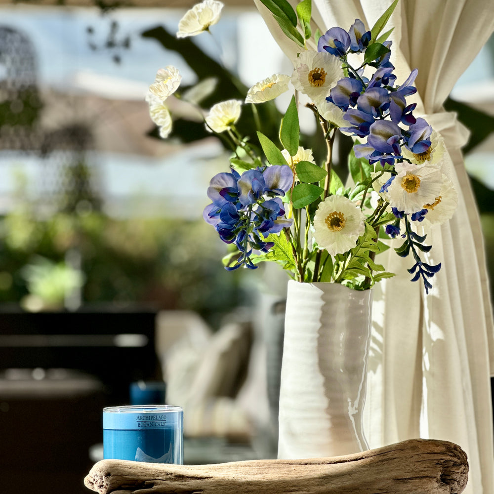 FLOR DE LA PLUMA AZUL 105 CMS