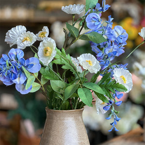 ARREGLO FLOR DE LA PLUMA AZUL