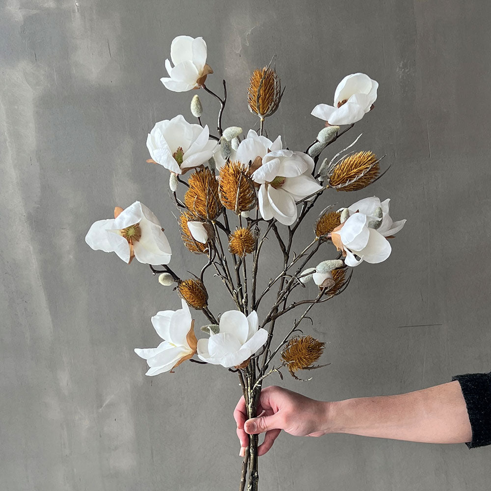 RAMA CARDO MOSTAZA 64CM