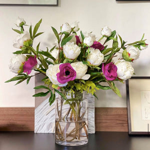 PEONÍA BLANCA 73 CM