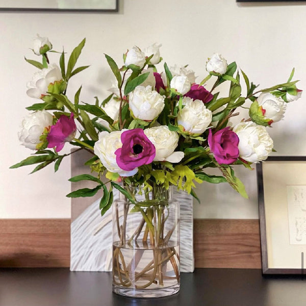 PEONÍA BLANCA 73 CM