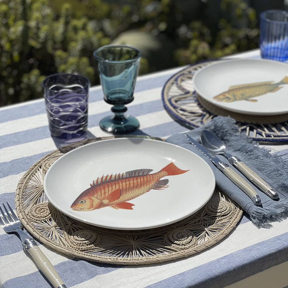 PLATO COMIDA PEZ NARANJO