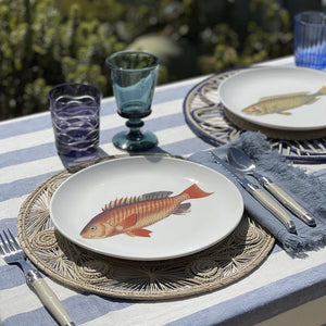 PLATO COMIDA PEZ NARANJO