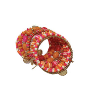 BRAZALETE ESPIRAL ROSE FONCE