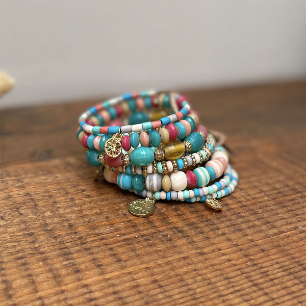 BRAZALETE ESPIRAL ROSE CLAIR