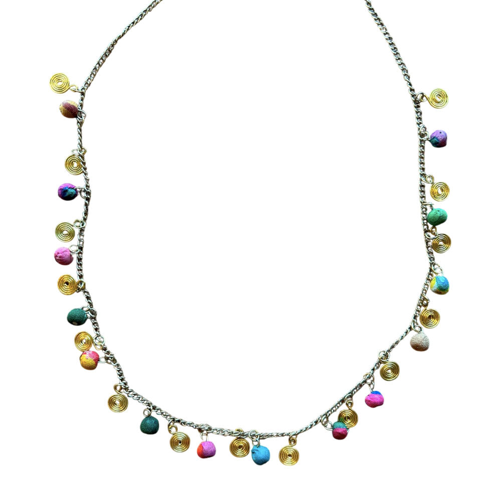 COLLAR PERLE SPIRALE