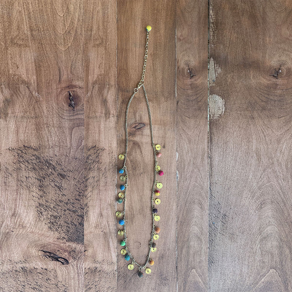 COLLAR PERLE SPIRALE