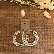 AROS CREOLE PERLES ECRU