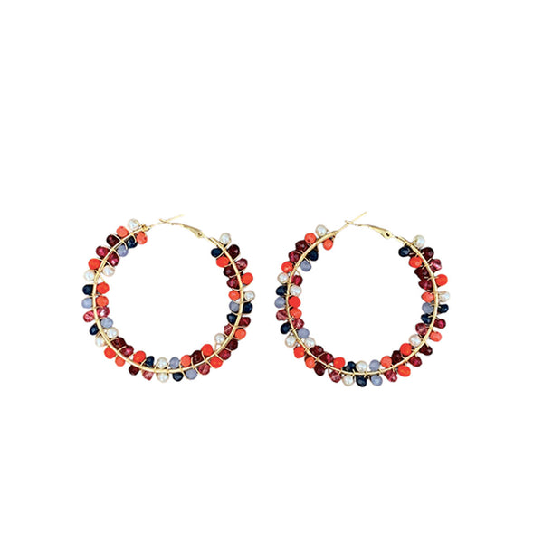 AROS CREOLE PERLES MULTI CLAIR