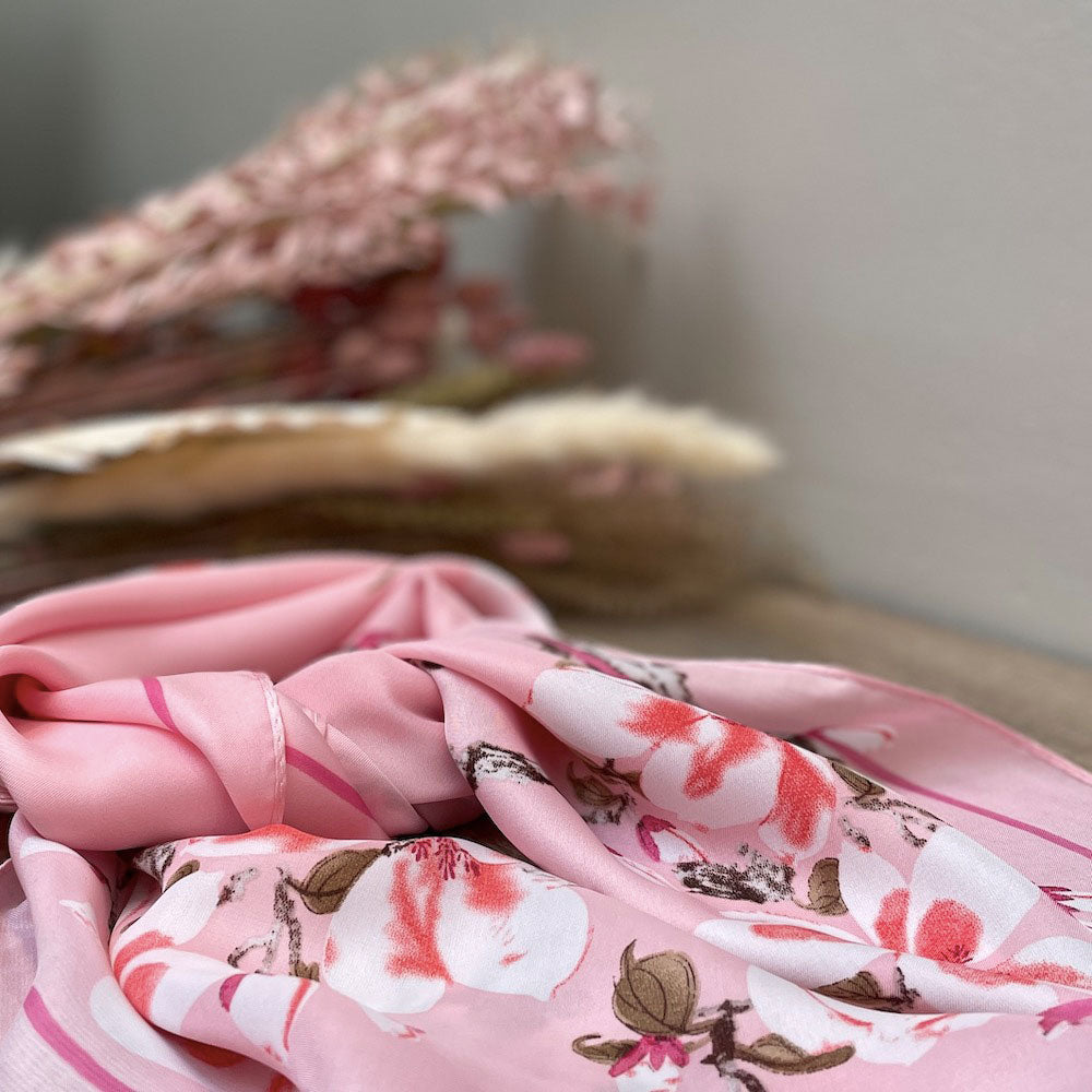 PAÑUELO CARRE ROSE CLAIR