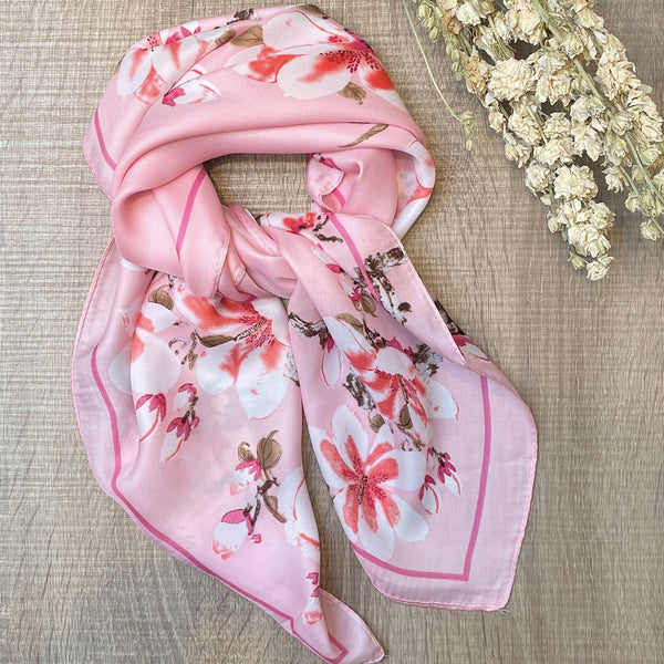 PAÑUELO CARRE ROSE CLAIR