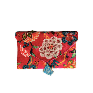 BOLSO DU SOIR ROSE FONCE