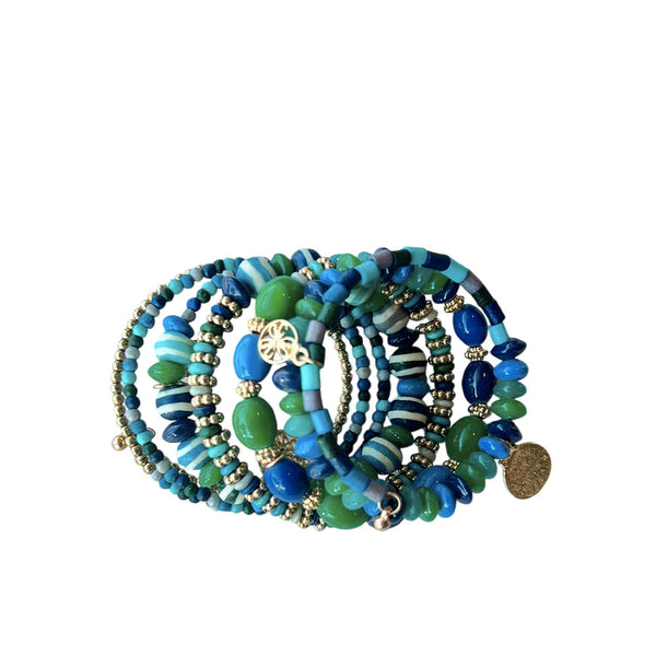 BRAZALETE ESPIRAL VERT FONCE