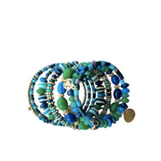 BRAZALETE ESPIRAL VERT FONCE