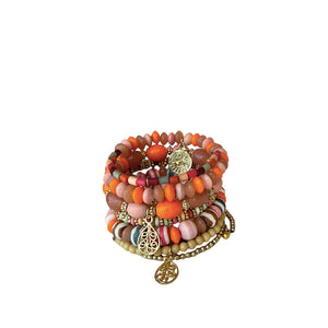 BRAZALETE ESPIRAL ORANGE