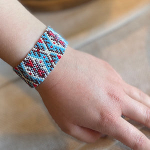 BRAZALETE ZIGZAG ROUGE CLAIR