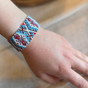 BRAZALETE ZIGZAG ROUGE CLAIR
