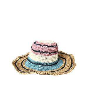 SOMBRERO CLOCHE PAPIER ECRU