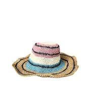 SOMBRERO CLOCHE PAPIER ECRU