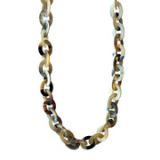COLLAR MAILLONS CORNE NATURELLE ECRU