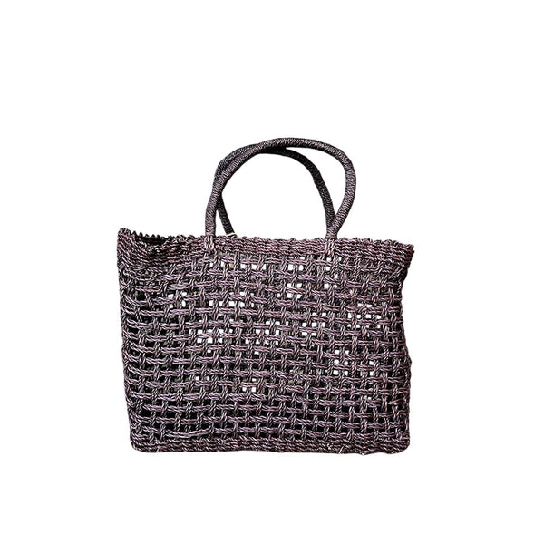 BOLSO AJOURE CARRE NOIR L
